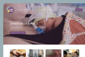 Screenshot van Care4Neo website